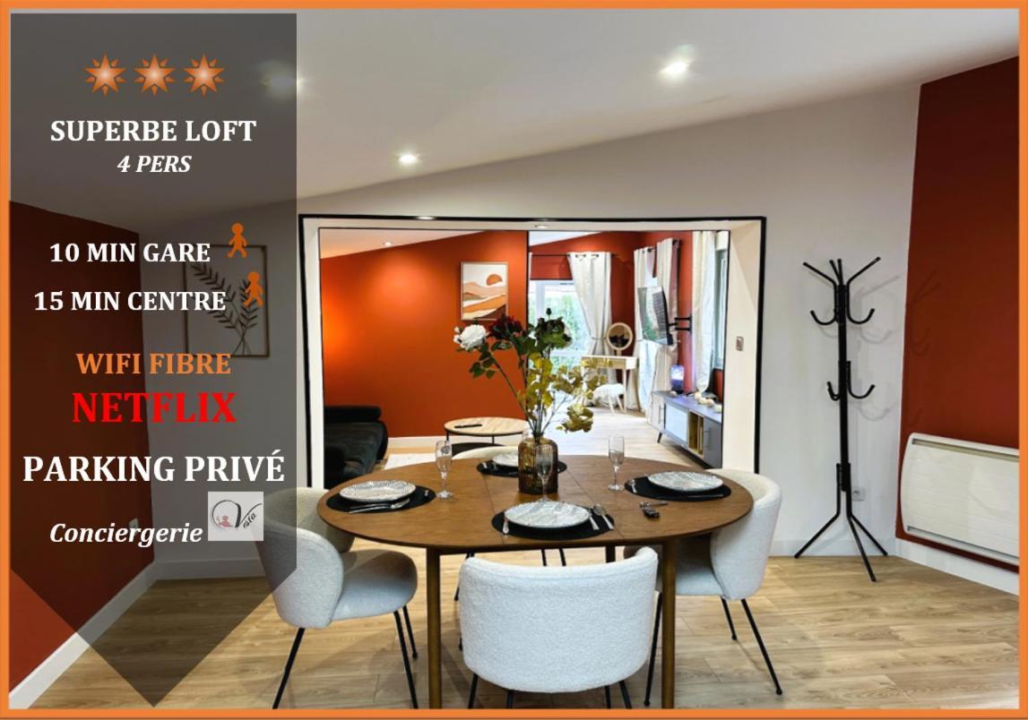 Loft O'Chalet - 10 Min Gare - Parking Prive Amiens Exterior photo
